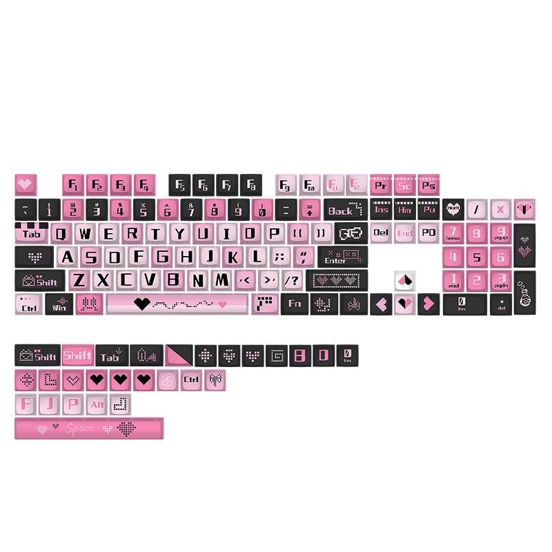 Dye-Sublimated Keycap Set XDA Double Shot Custom Keycaps PBT Customized Personalized Cute DIY Mechanical Keyboard Keycaps